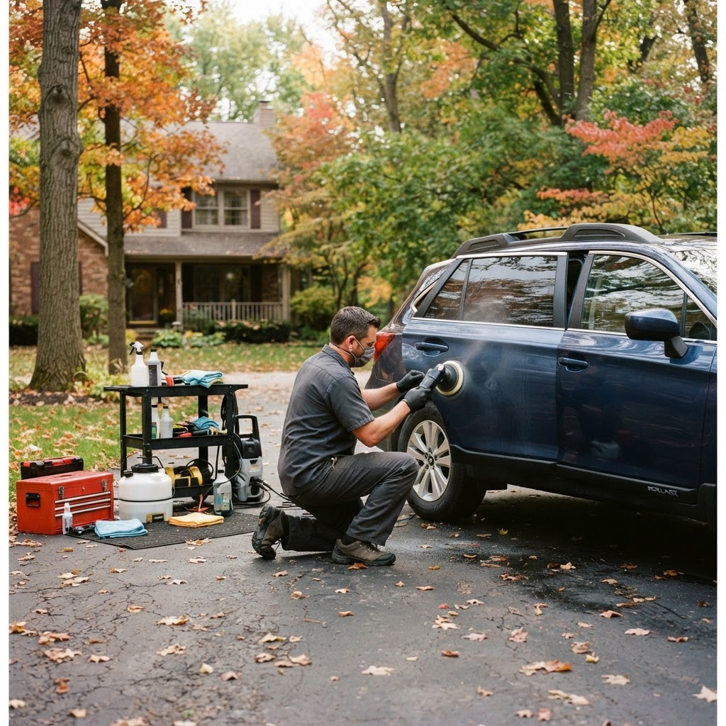 Mobile car detailing service setup serving Fort Wayne, IN