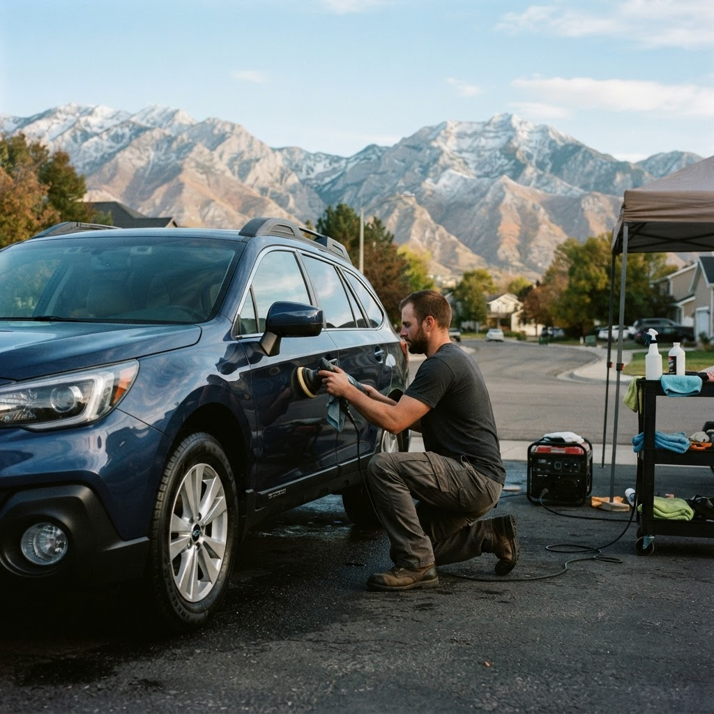 Mobile car detailing service setup serving Ogden, UT