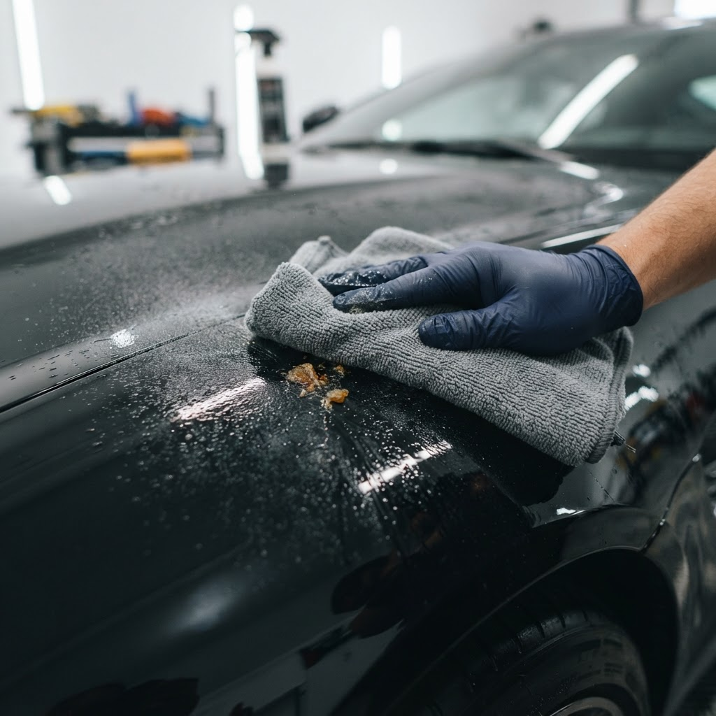 Sap and Bird Waste — professional vehicle-care photography