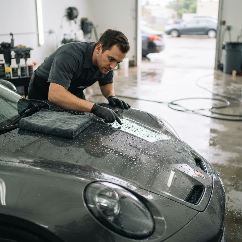Detailing After Rain — professional vehicle-care photography