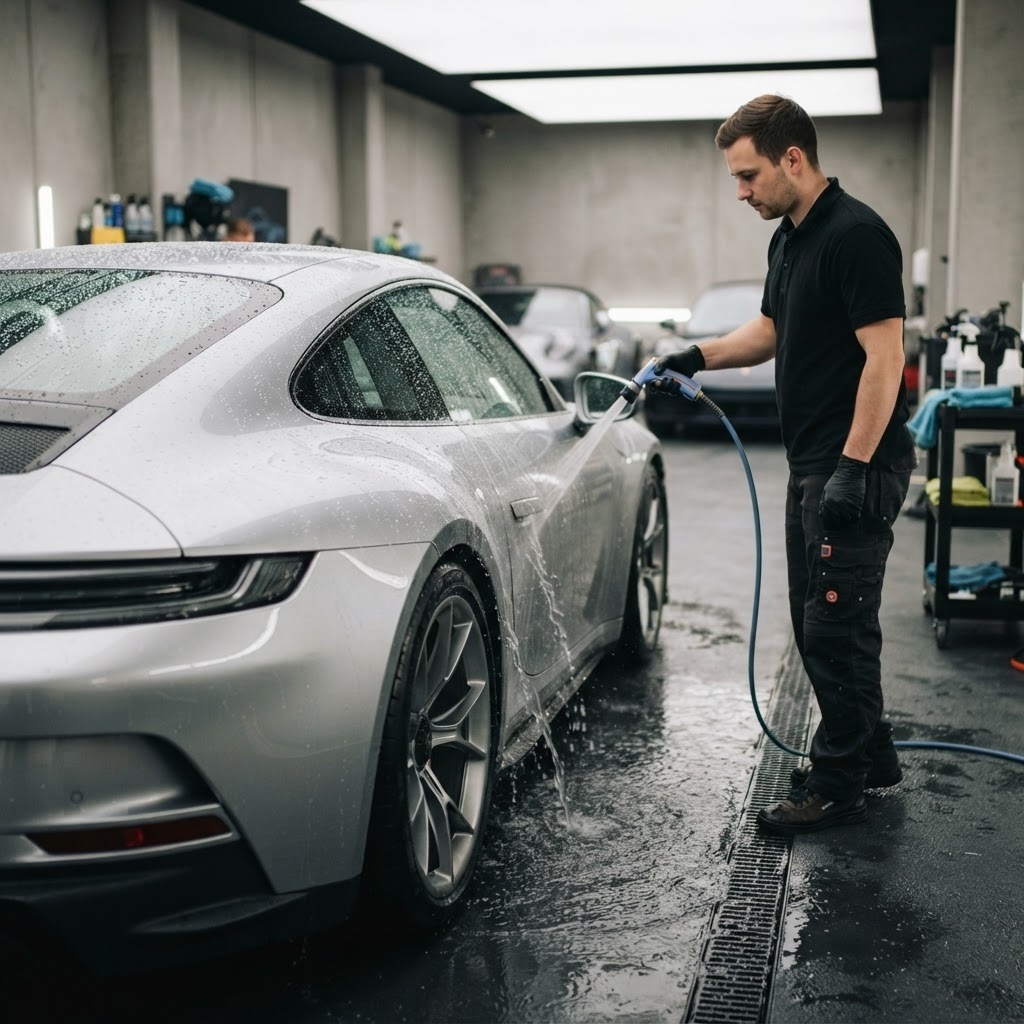 Coating Maintenance Wash — professional vehicle-care photography
