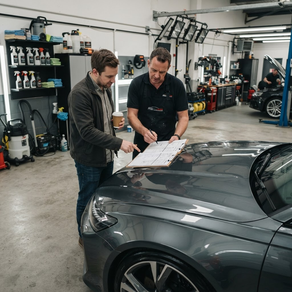 Choosing a Detail Package — professional vehicle-care photography